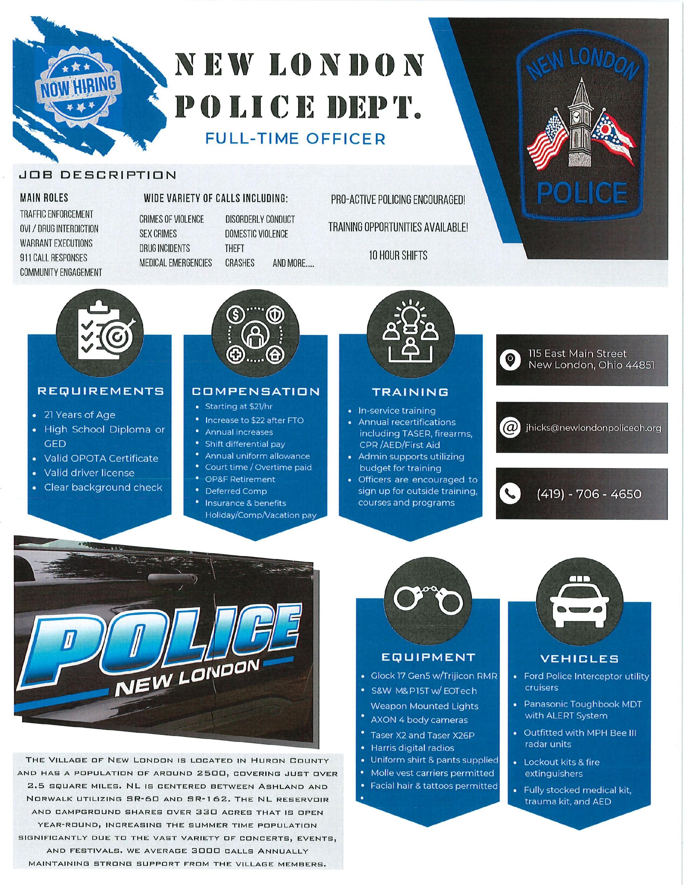 NLPD Full Time Job Description